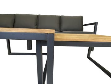 6-persoons Loungeset Palazzo | Incl. 2 kleine tafels, Ophalen of Verzenden, Nieuw, 6 zitplaatsen, Loungeset