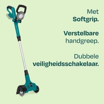 2dekans | VONROC Accu Onkruidborstel 20V – telescopisch, Ophalen of Verzenden, Zo goed als nieuw