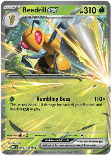 Beedrill ex (CRI 003), Ophalen of Verzenden, Nieuw