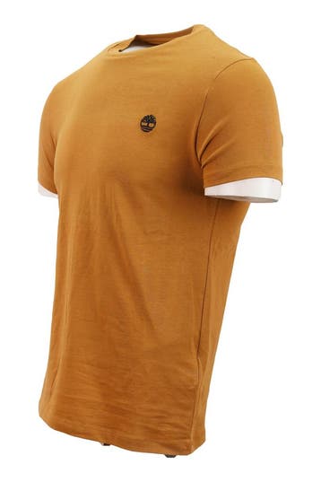 Timberland T-shirt in maat S Oranje, Kleding | Heren, Verzenden, Zo goed als nieuw, Overige kleuren, Timberland