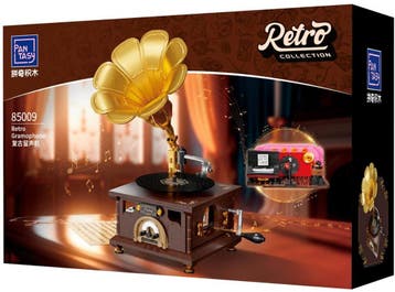 PANTASY Retro Grammofoonspeler - 646 onderdelen (Recreatie), Verzenden, Nieuw