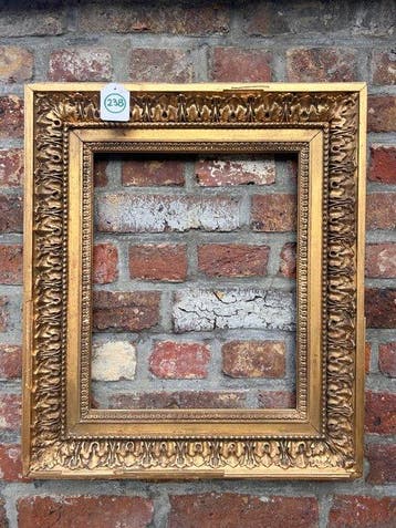 Lijst - 238. Antieke goud vergulde schilderijlijst, te
