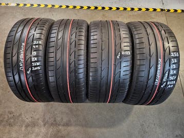 225/40/19 255/35/19 BRIDGESTONE POTENZASOO1 AO 6,1/7,2MM 4X, Gebruikt, 255 mm, Band(en), Personenwagen