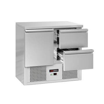 GGM Gastro | Koelwerkbank ECO - 903x700mm - 240 liter - met, Verzenden, Nieuw in verpakking, RVS Meubilair