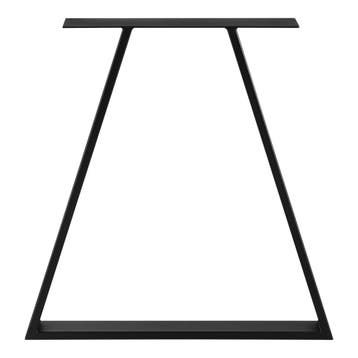 Stalen A/2 tafelpoot set van 2 meubelpoot 70x10x72 cm zwart, Huis en Inrichting, Tafelonderdelen, Verzenden, Nieuw