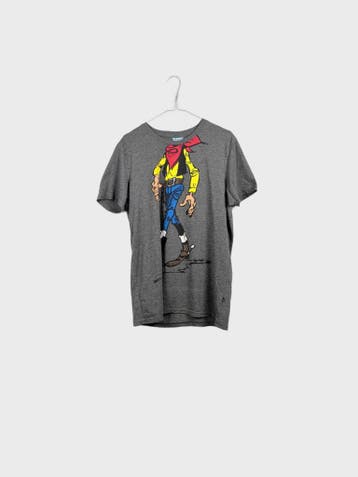 LUCKY COMICS T-shirts Heren maat XL Grijs Vintage, Ophalen of Verzenden, Nieuw