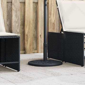 vidaXL Parasolvoet voor stok van Ø38 / 48 mm 12 kg rond, Tuin en Terras, Parasols, Verzenden, Nieuw, Parasolvoet