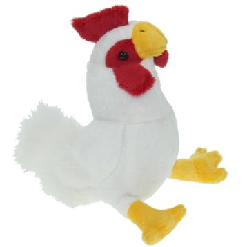 Pluche kip knuffel - pluche - 20 cm - boerderijdier, Verzenden, Nieuw
