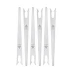 Triangle antipasti vorkjes set 50 stuks van roestvrij sta..., Ophalen of Verzenden, Nieuw, Rvs of Chroom, Bestekset