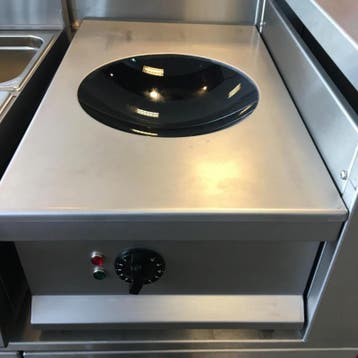 Occasion inductie wok, Zakelijke goederen, Horeca | Keukenapparatuur, Ophalen, Gebruikt, Overige typen