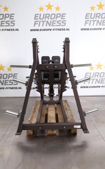 Hammer strength linear hack squat, Ophalen of Verzenden, Zo goed als nieuw, Benen, Krachtstation