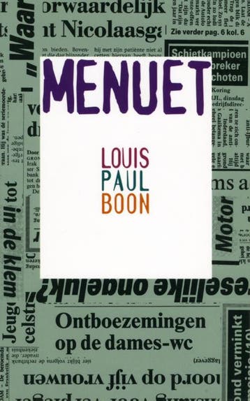 Menuet | Louis Paul Boon | Nieuw, Boeken, Ophalen of Verzenden, Nieuw, Louis Paul Boon