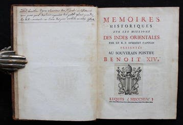 [QUERELLE DES RITES] Père Norbert - Memoires Historiques sur