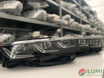 VW TOUAREG MATRIX KOPLAMP 761941081B_082B L+R KPL, Verzenden, Gebruikt, Volkswagen