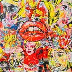 Joaquim Falco - LICHTENSTEIN KISS. XL. Hand finished. NO, Antiek en Kunst