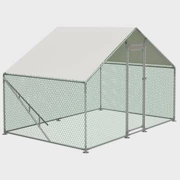 Ruime Kippenhok met Ren 3x2M - Weerbestendig en Veilig, Verzenden, Nieuw