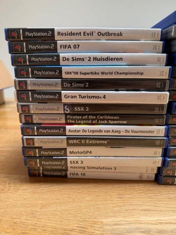 Sony - Playstation 2 (PS2) - Playstation 2 Slim + games -, Nieuw