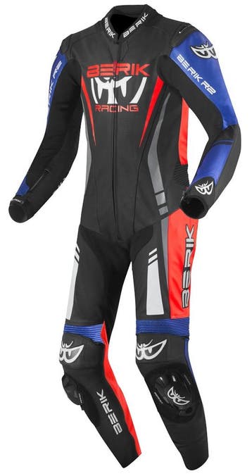 Berik Absolute GP Zwart Rood Blauw 1-Delig Motorpak, Nieuw met kaartje, Overall, Berik, Heren