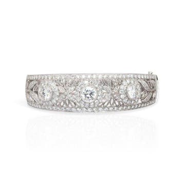 Armband - 18 karaat Witgoud - 7.32ct. tw. Diamant, Nieuw