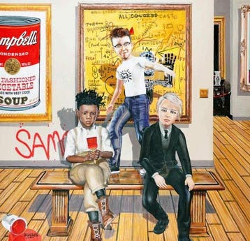 Gully (1977) - Jean-Michel, Keith and Andy meet Warhol,