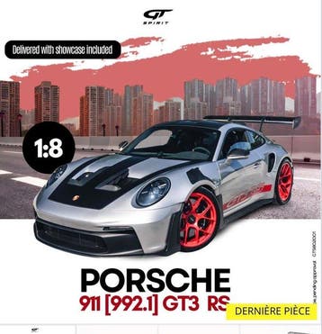 GT Spirit 1:8 - Modelauto - Porsche 911 (992.1) GT3 RS -, Hobby en Vrije tijd, Modelauto's | 1:5 tot 1:12, Nieuw
