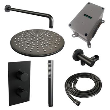 Brauer Black Carving Thermostatische Regendoucheset Inbouw -, Ophalen of Verzenden, Nieuw