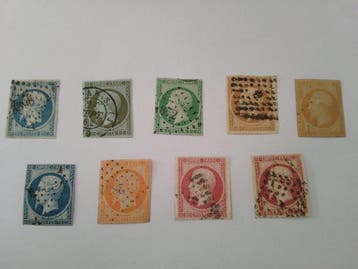 Frankrijk 1852/1859 - Collectie postzegels Frankrijk, Gestempeld