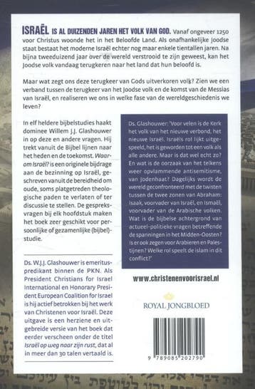 Waarom Israel? 9789085202790 Willem J.J. Glashouwer, Boeken, Verzenden, Zo goed als nieuw, Willem J.J. Glashouwer