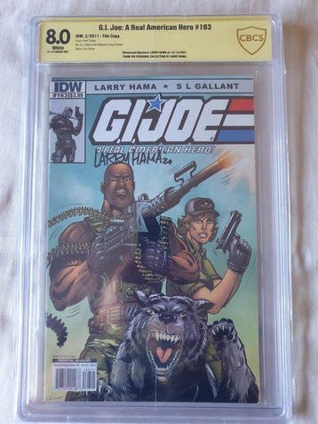 G.I. Joe - a real american hero#163-Signed by Larry Hama, Boeken, Strips | Comics, Nieuw