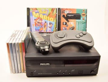 Philips - CD-i - CDI470 + 8 spellen - HOTEL MARIO + gamepad, Nieuw