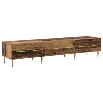 TV-meubel Oud Hout | Tweedekansje | OP=OP, 150 tot 200 cm, Ophalen of Verzenden, Zo goed als nieuw, Minder dan 100 cm