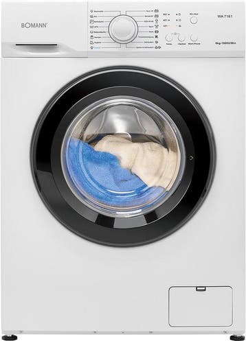Bomann WA 7161 W Wasmachine - 6KG - 1000 toeren - 16, Witgoed en Apparatuur, Koelkasten en IJskasten, Verzenden, Nieuw