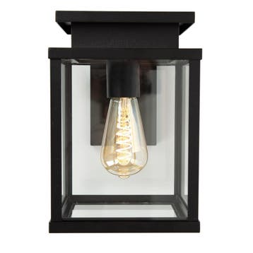 Leicester Muurlamp Zwart Buitenverlichting Strak &amp; moder, Verzenden, Wandlamp, 50 tot 250 watt, Nieuw