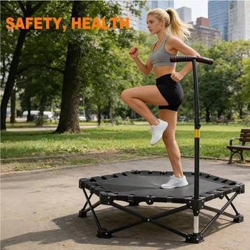 Opvouwbare Mini Trampoline Fitness Rebounder Thuis, Verzenden, Nieuw