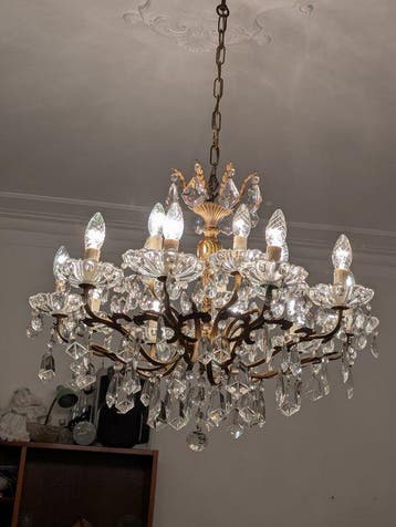 Kroonluchter - Kristal - Gigante 15 lampen
