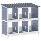 Legnest Voor Kippen, Verhoogd Kippennest Van Hout Met 6 Vakk, Verzenden, Nieuw