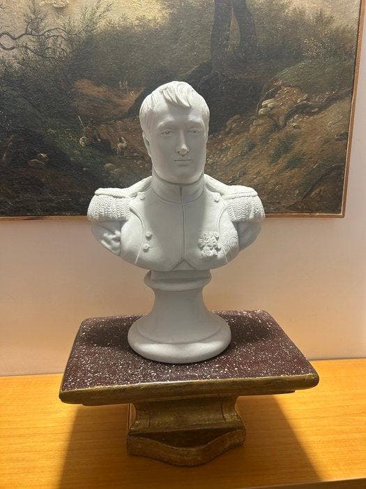 Dal modello di Antonio Canova - Buste, Busto di Napoleone -, Antiek en Kunst, Antiek | Keramiek en Aardewerk