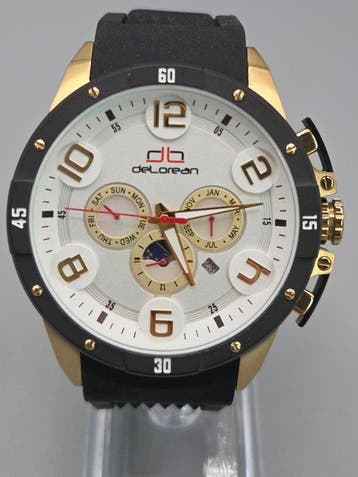 DeLorean Watch Uhr Full Calendar - Back to the Future - 45, Nieuw