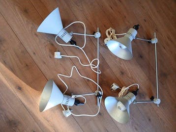 vintage foto studio lampen - Lamp (4) - retro - Metaal