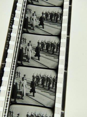 Kodak Nieuws - Origineel 35mm filmfragment – Belgische