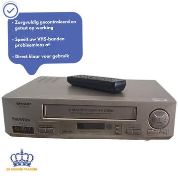Sharp VC-MH781 | VHS Videorecorder | VHS Speler | Video, Verzenden, Gebruikt, VHS-speler of -recorder