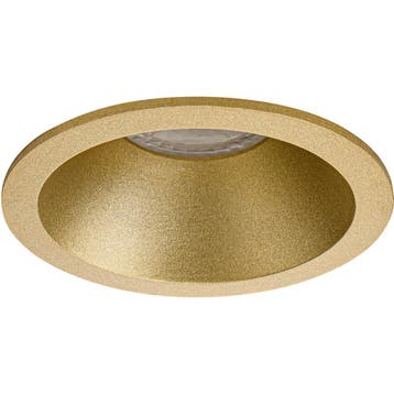 GU10 Inbouwspot Set - Mat Goud - Inbouw Rond - Verdiept -, Huis en Inrichting, Lampen | Spots, Ophalen of Verzenden, Nieuw, Overige fittingen