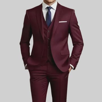 Elegante Heren Kostuum Set - Slim Fit Smoking voor Bruilofte, Verzenden, Nieuw