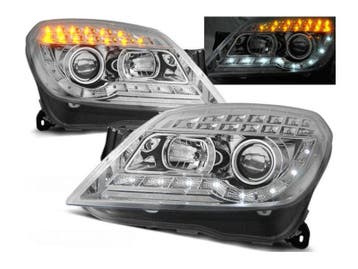 LED DRL koplampen Daylight Chrome geschikt voor Opel Astra H, Auto-onderdelen, Verlichting, Verzenden, Nieuw, Opel