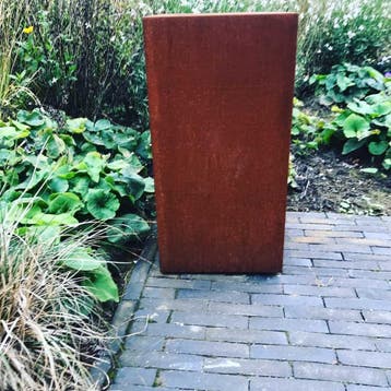 Geroba C4 sokkel vierkant 400x400x800mm - Cortenstaal, Verzenden, Nieuw