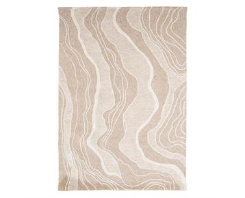 Vloerkleed Soil 190x290cm - beige | BY-BOO, Ophalen of Verzenden, Nieuw