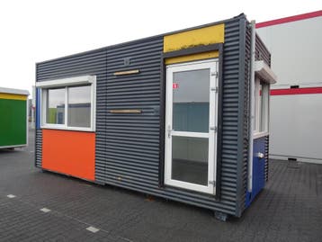 Kantoorunit – ca. 6,23 x 2,55 m. – gebruikt