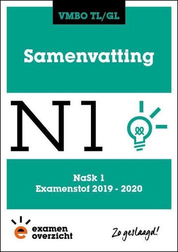 ExamenOverzicht   Samenvatting NaSk 1 VMBO TLG 9789492981714, Verzenden, Zo goed als nieuw