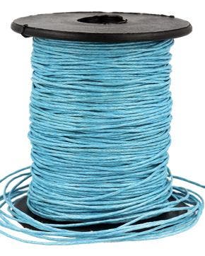 Waxkoord Rol (70 m) Blauw 1 mm, Nieuw