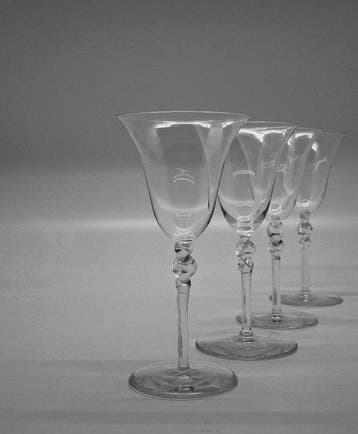 Val Saint Lambert - Drinkset (4) - Clarence (1959-1967) -